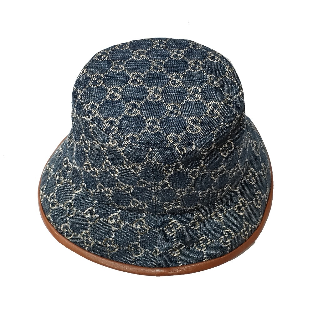 NWT Gucci Blue Denim Bucket Hat - Picture 3 of 8